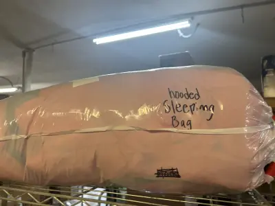 hooded sleeping bag