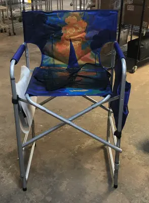 Foldable chair with case