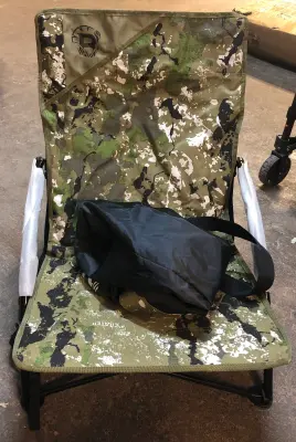 Carter Camo camping chair foldable with carrying bag