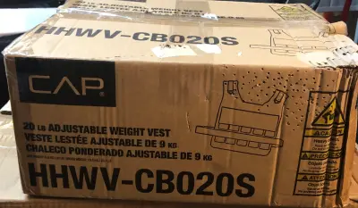 Cap 20lb adjustable weight vest