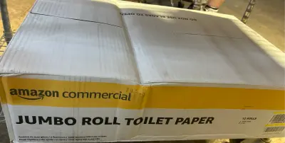 12 jumbo rolls of toilet paper